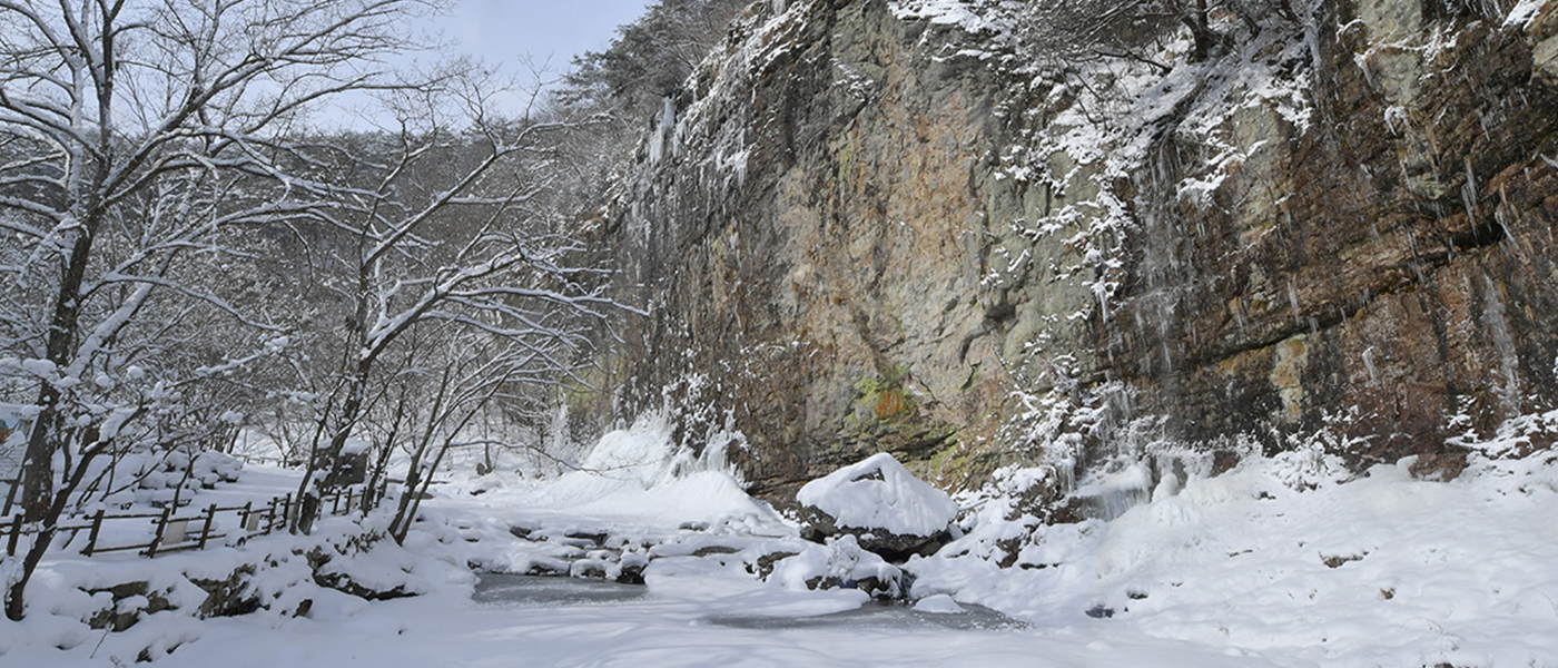 강천산의 겨울