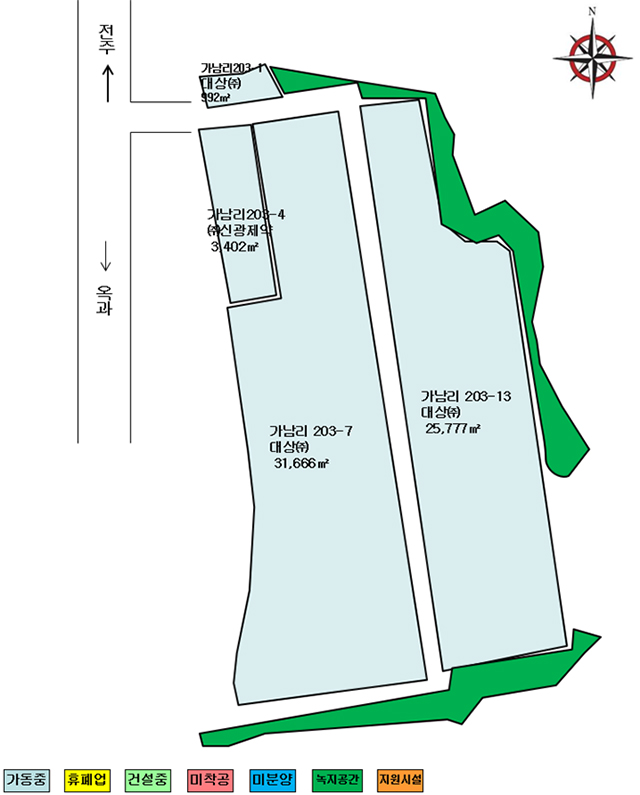 가남농공단지 현황도(아래본문에 내용있음)